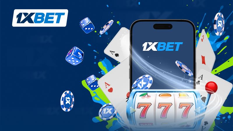 Mesa de casino ambientada para representar el bono de primer depósito de 1xBet